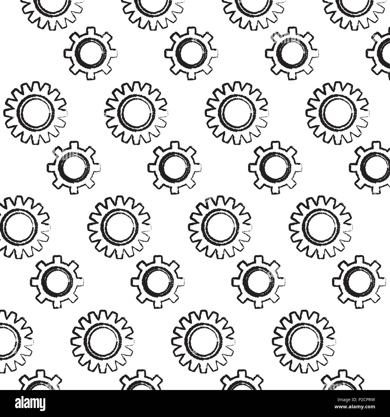 grunge gears engineering industry process background Stock Vector Image ...