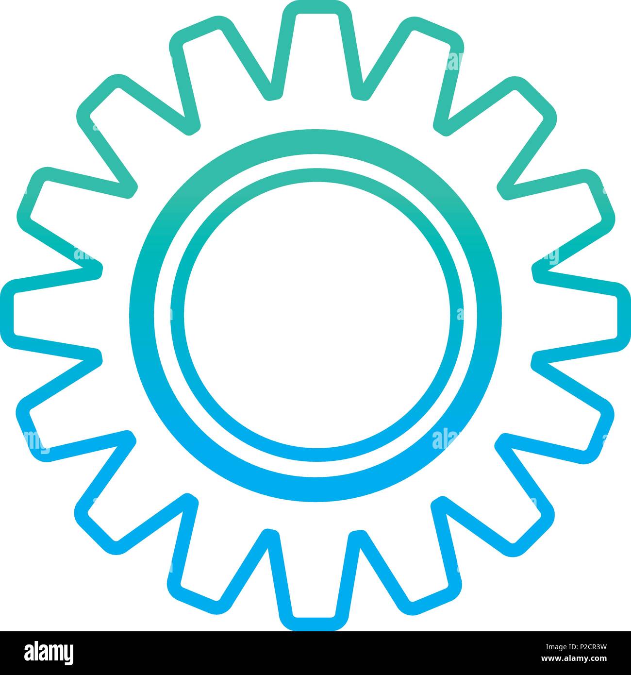 degraded line industry gear engineering machinery process Stock Vector ...