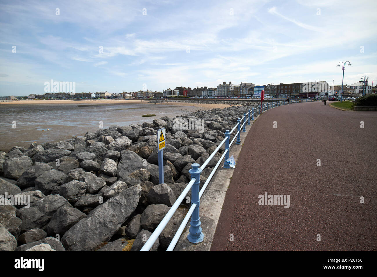 Sandylands promenade morecambe lancashire uk hires stock photography