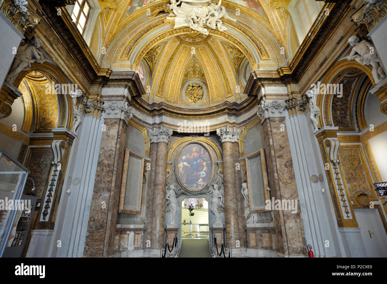 Deconsecrated church of Santa Marta al Collegio Romano (17th century), Rome, Italy Stock Photo