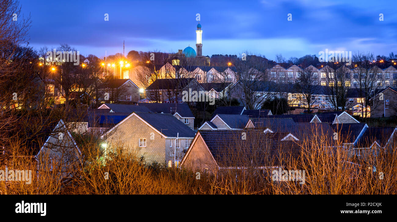 Nelson  is a town and civil parish in the Borough of Pendle in Lancashire, England, Stock Photo