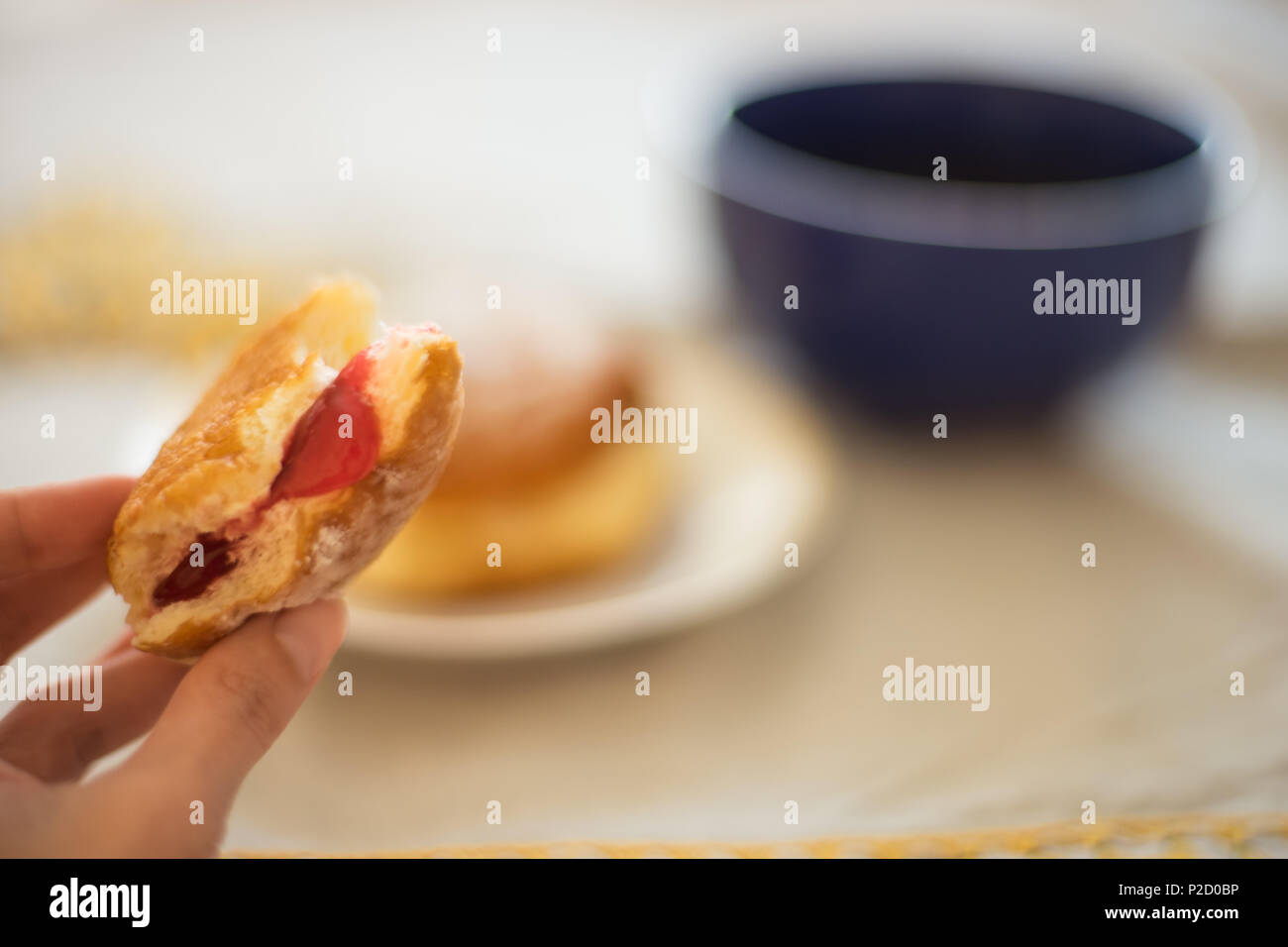 Jam sandwich cream biscuit hires stock photography and images Alamy