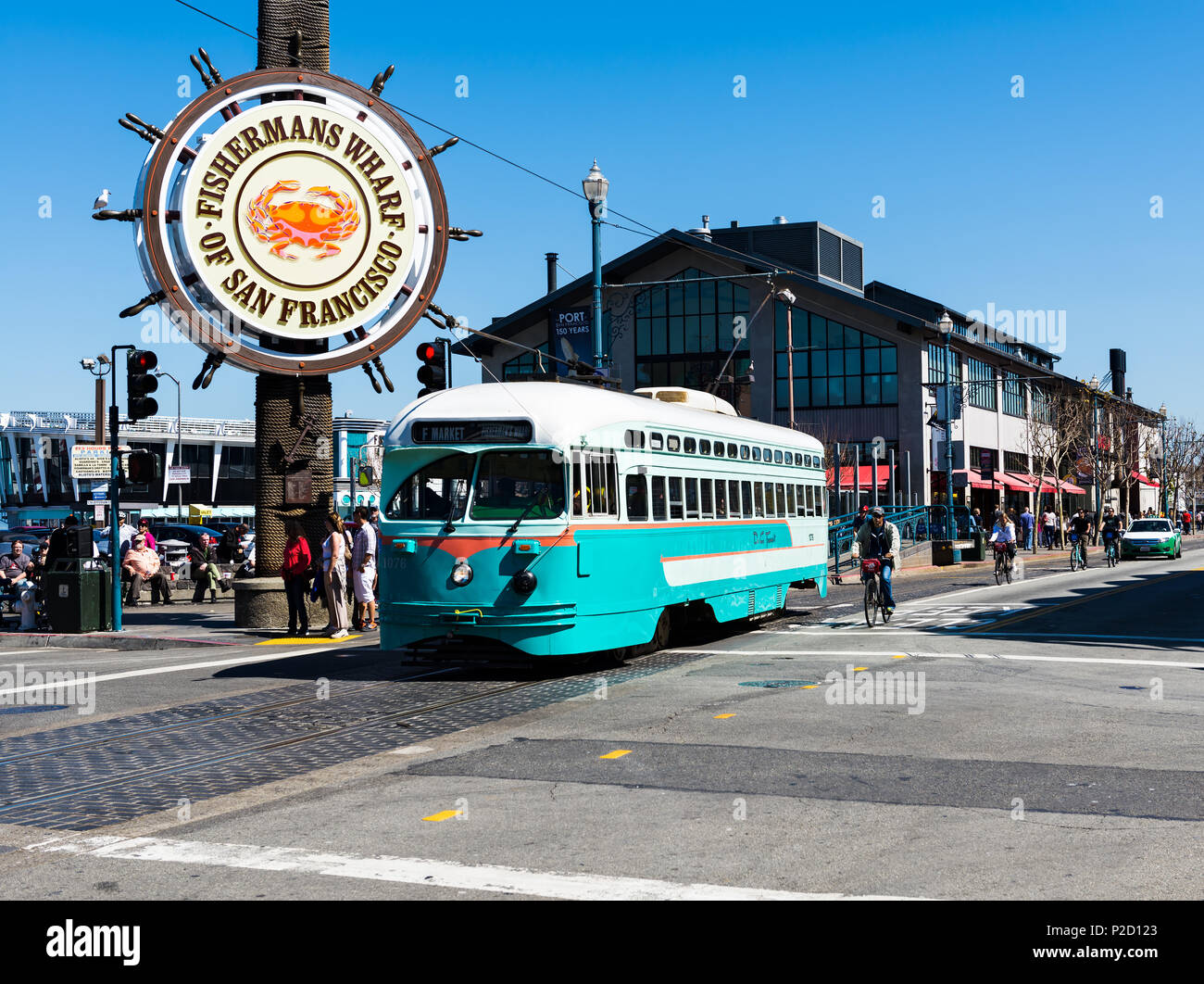 Fishermans Wharf Of San Francisco, California, USA Stock Photo - Alamy