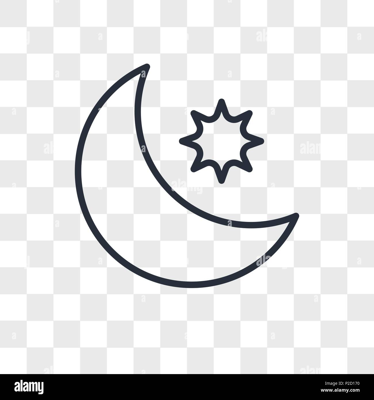 Crescent moon icon, cartoon style Stock Vector Image & Art - Alamy