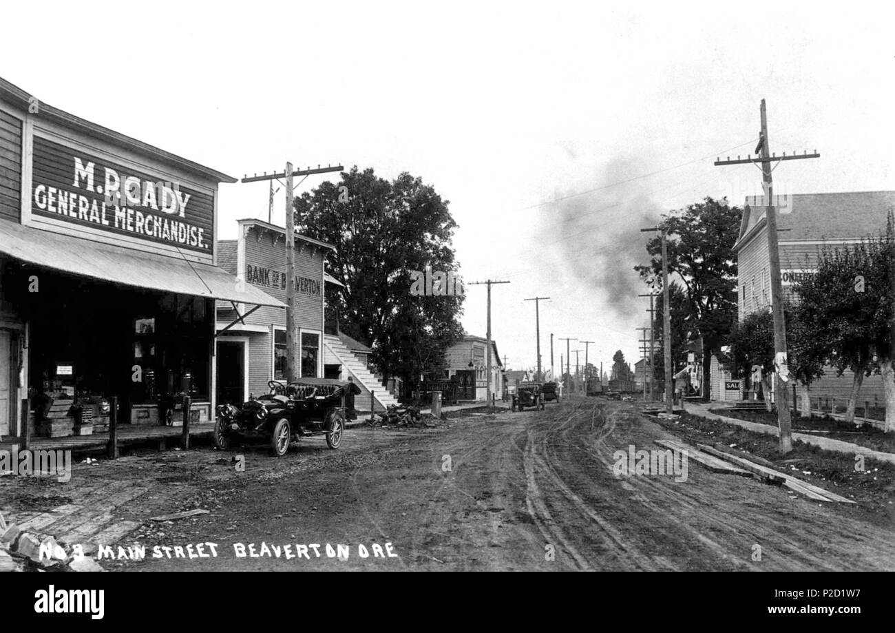 . English Broadway. Historical images of Beaverton, Oregon. . Unknown