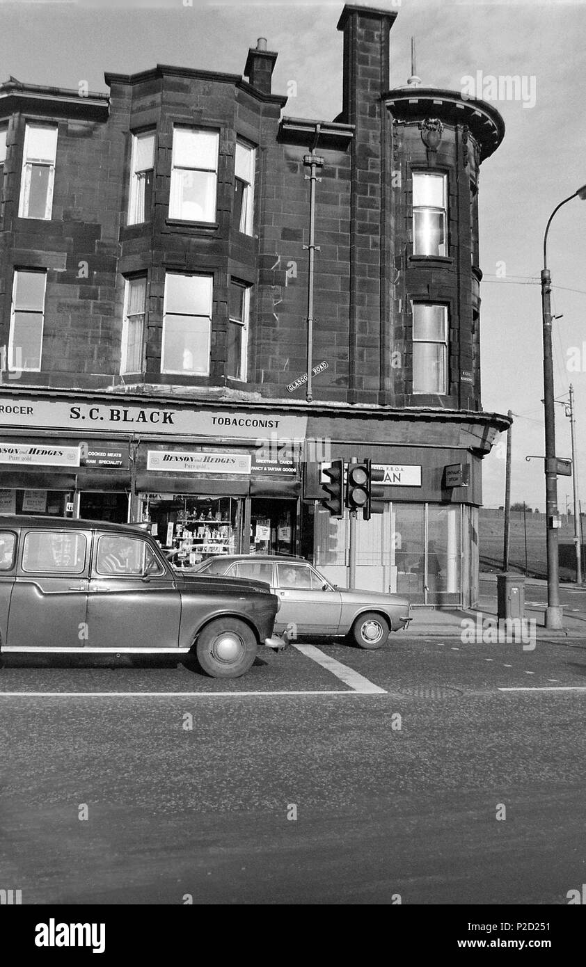 Kizil Mansions on Glasgow Road, Clydebank, Scotland. Stock Photo