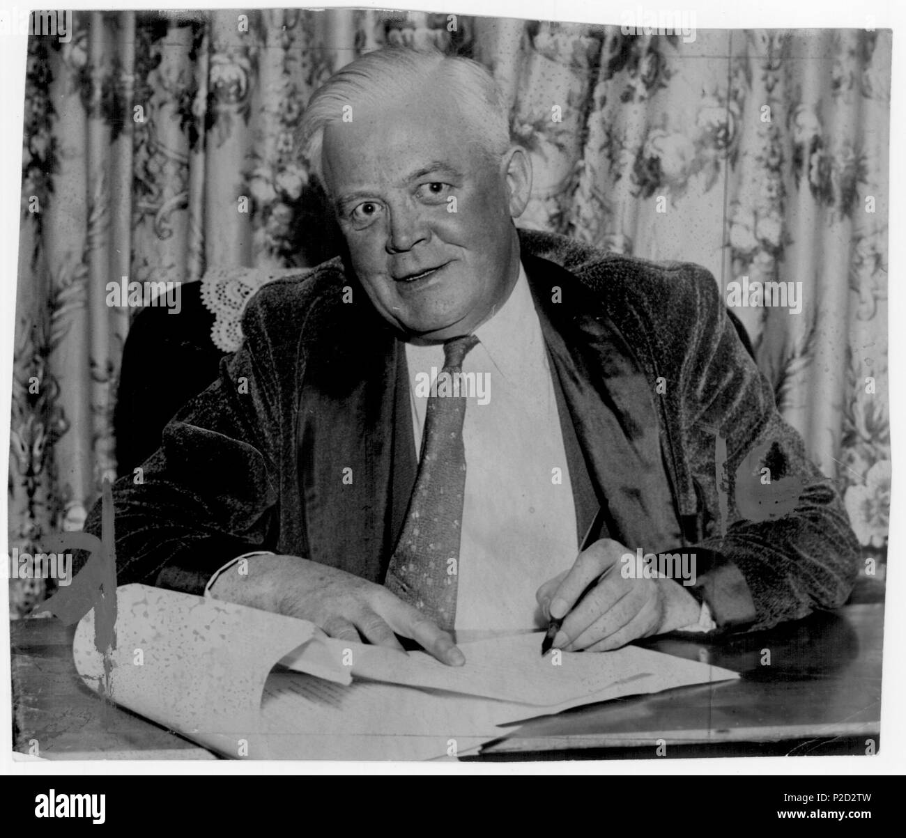 . English: Portrait of Alexander Gilbert ('Buzz') Bainbridge . 1930s. Unknown 2 A. G. Bainbridge Stock Photo