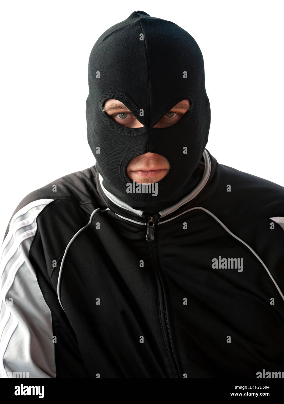 Verkeersopstopping Net zo zwavel Gangster in mask Stock Photo - Alamy