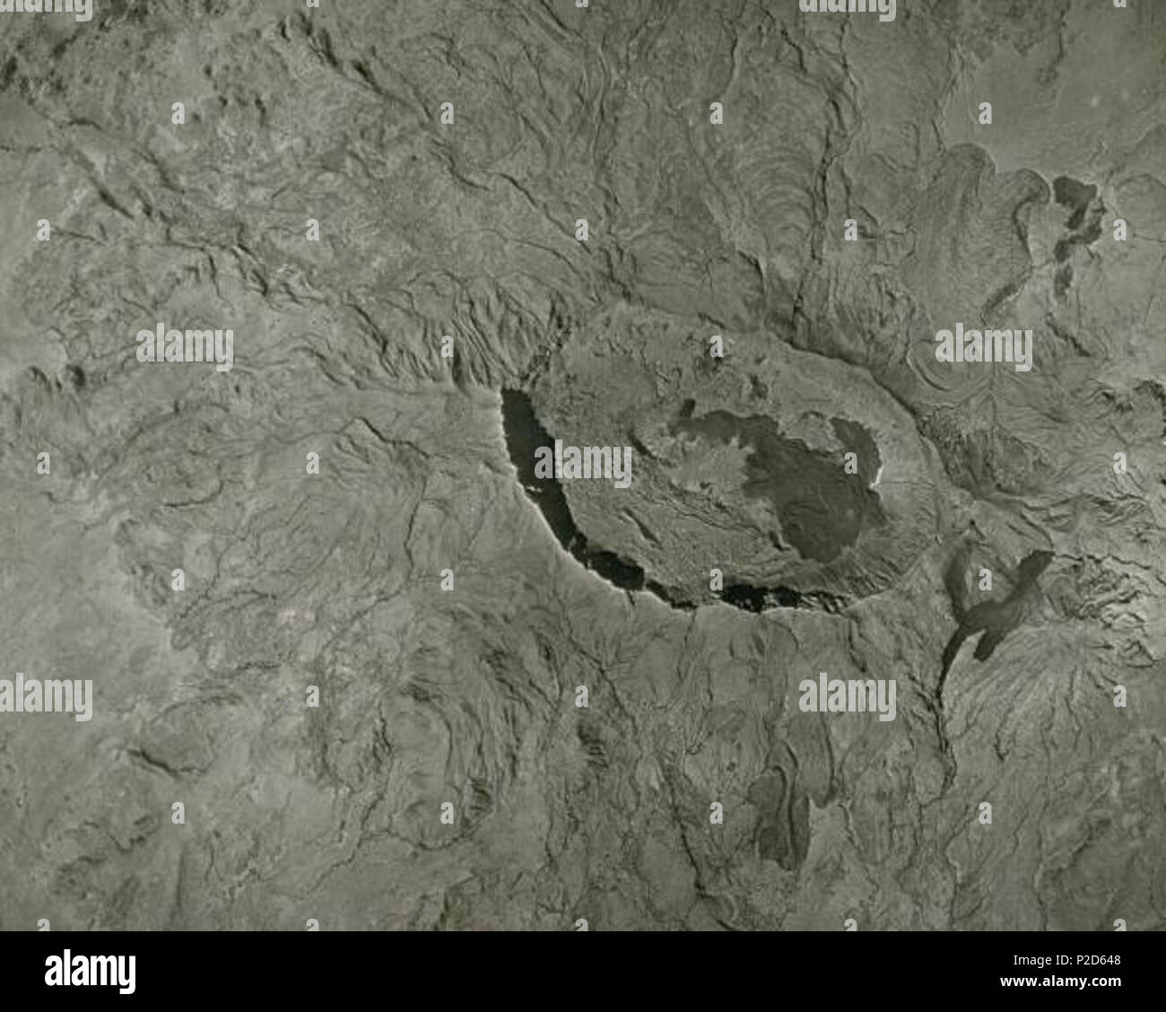 English A Vertical Aerial Photo Of The Quaternary Fentale Volcanic Complex Lying Along The Main Ethiopian Rift Zone Shows Its Prominent Summit Caldera And Lava Flows Forming Its Flanks The 3 English A Vertical Aerial Photo Of The Quaternary Fentale Volcanic Complex Lying Along The Main Ethiopian Rift Zone Shows Its Prominent Summit Caldera And Lava Flows Forming Its Flanks The 3