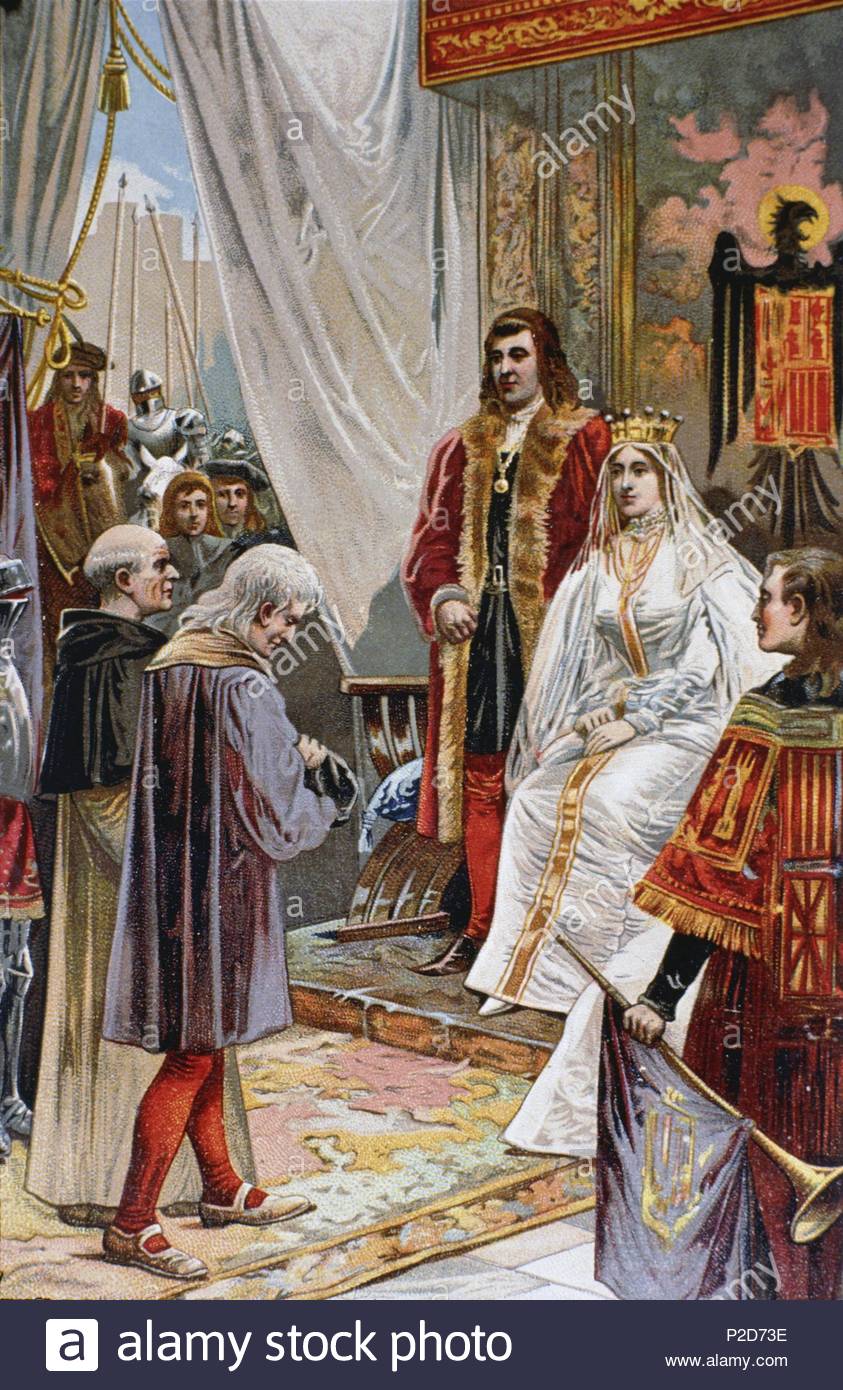 Christopher Columbus Queen Isabella In Stock Photos & Christopher Columbus Queen Isabella In