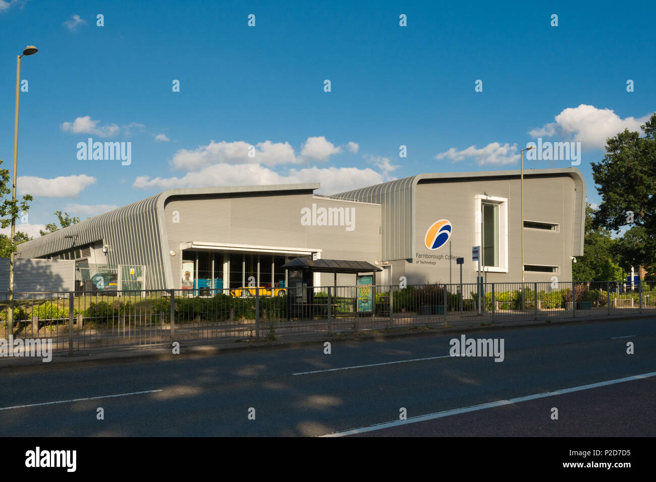 Farnborough College of Technology in Hampshire, UK.  The Aerospace and Automotive Academy building. Stock Photo