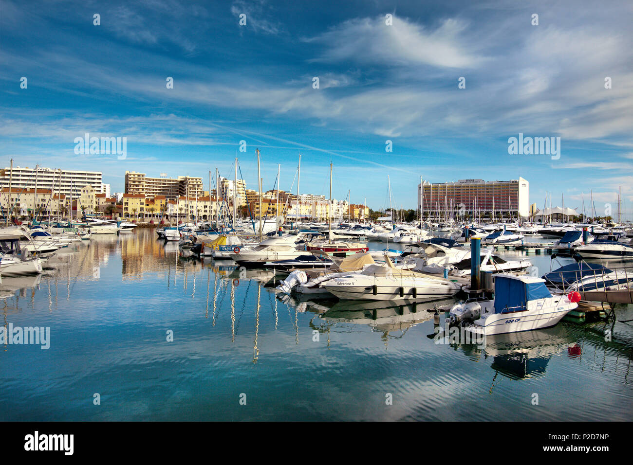 Harbour, Vilamoura, Algarve, Portugal Stock Photo