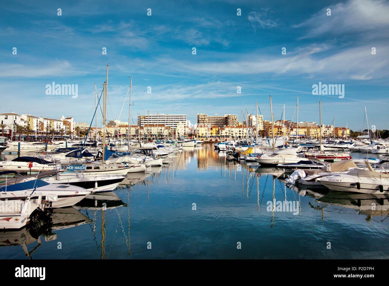 Harbour, Vilamoura, Algarve, Portugal Stock Photo