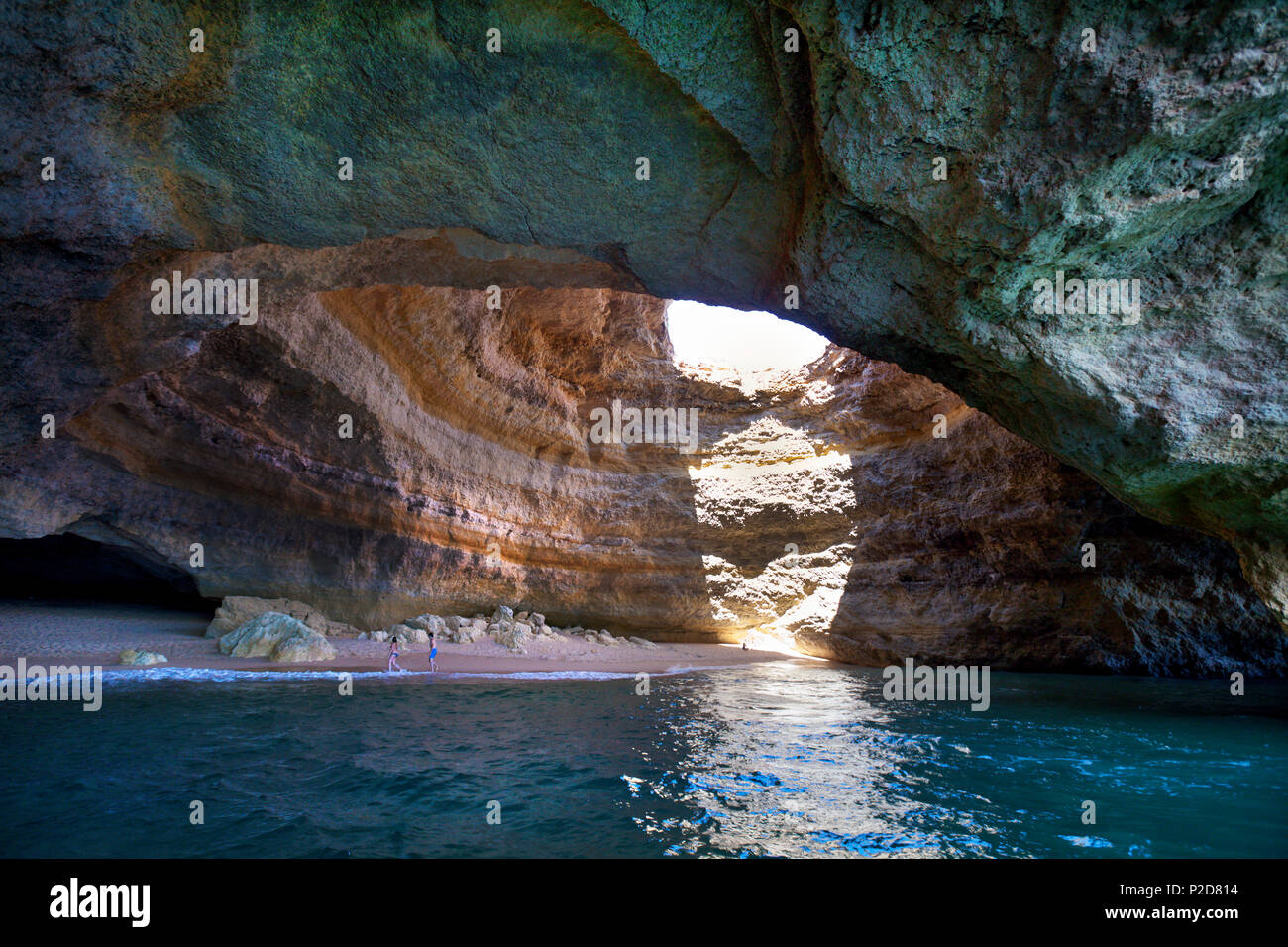 Grotto, O Algar, Algarve, Portugal Stock Photo