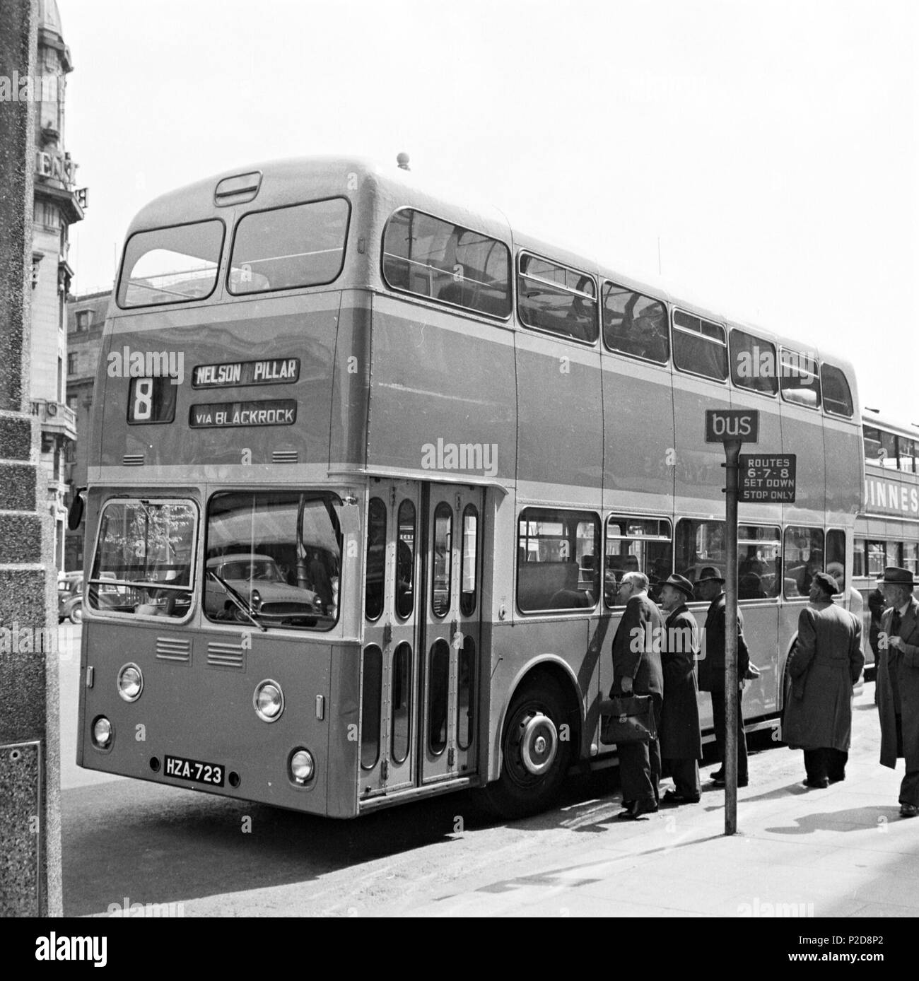 8 Brand Spanking New Bus Leyland Atlantean demonstrator vehicle, fitted with a Metro-Cammell-Weymann (MCW) body Stock Photo