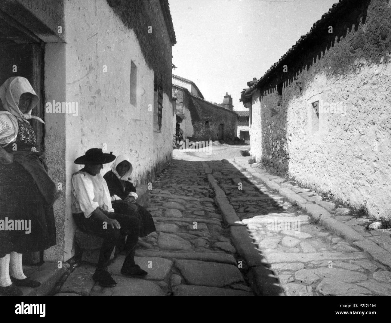 Lagartera, Toledo. Años 50. Stock Photo