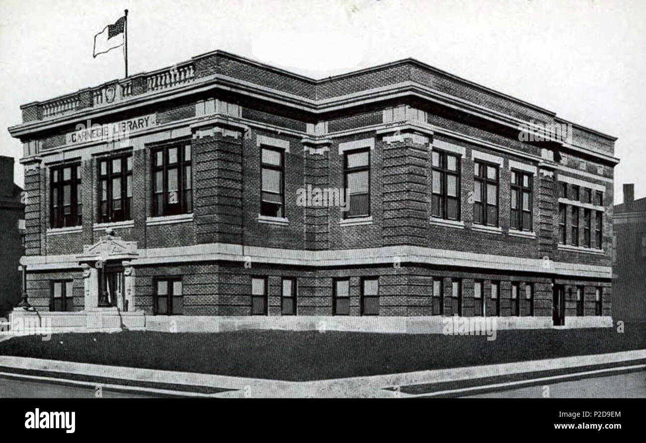 . English Record showing the Library Building in Belleville . 1913. Curt Teich & Co. 11