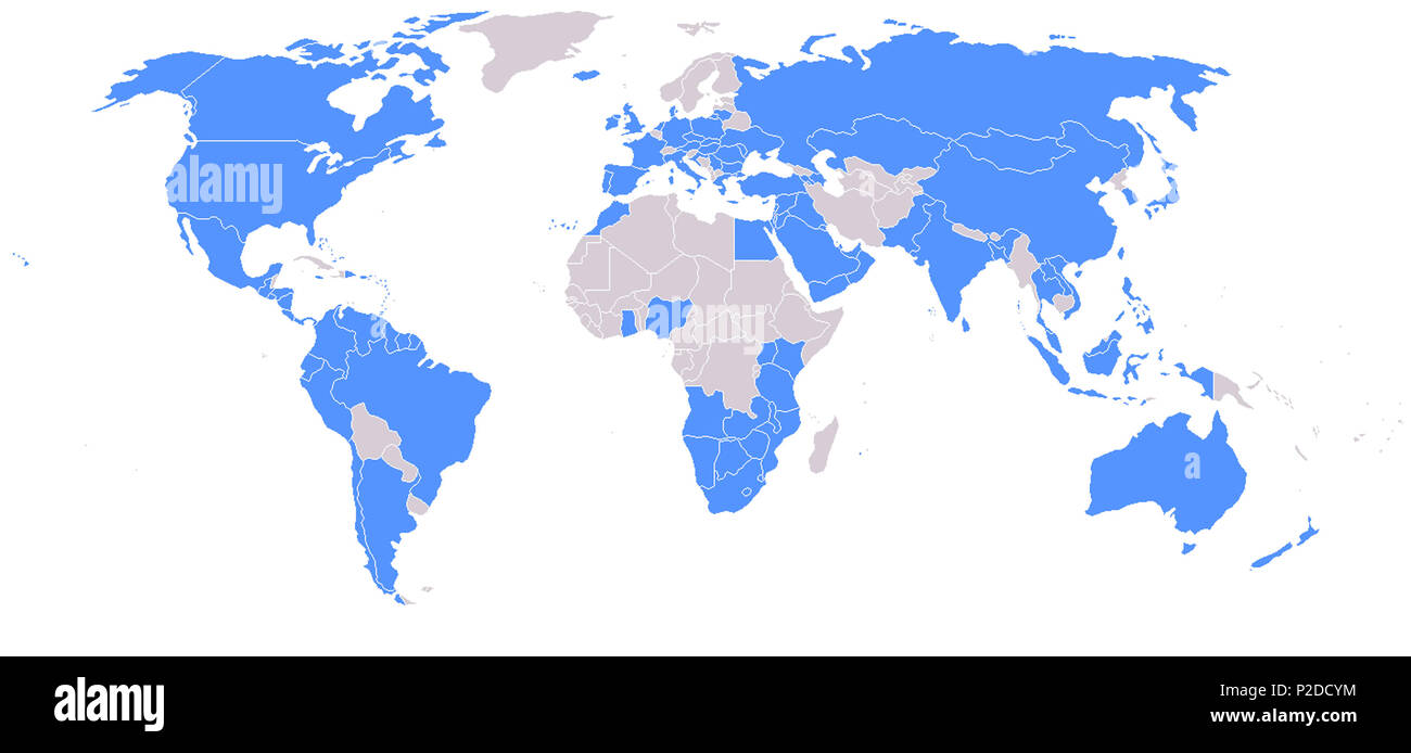29 KFC world map 2014 Stock Photo Alamy