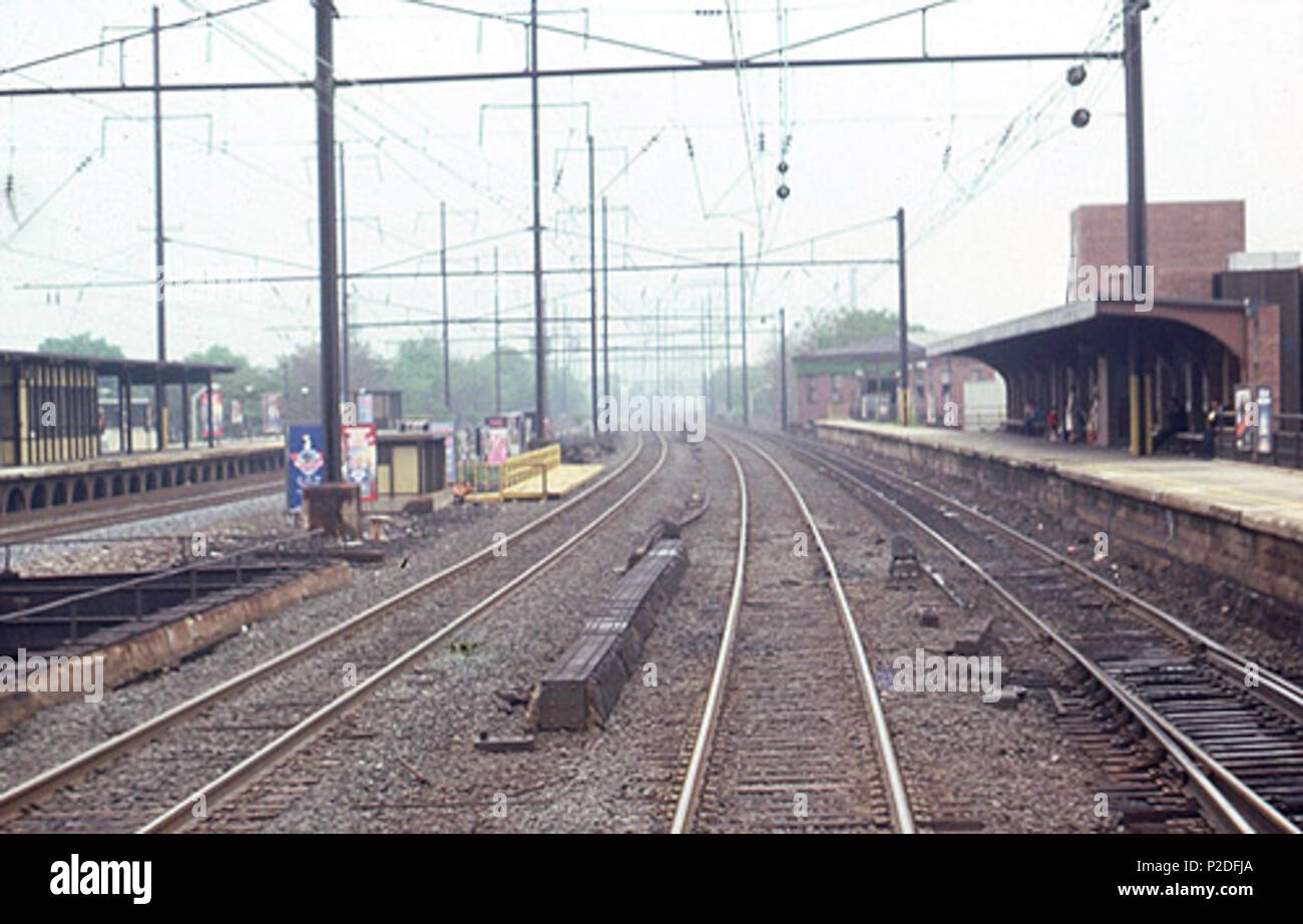 . English Rahway station in 1983 . 1983. Hikki Nagasaki 44 Rahway