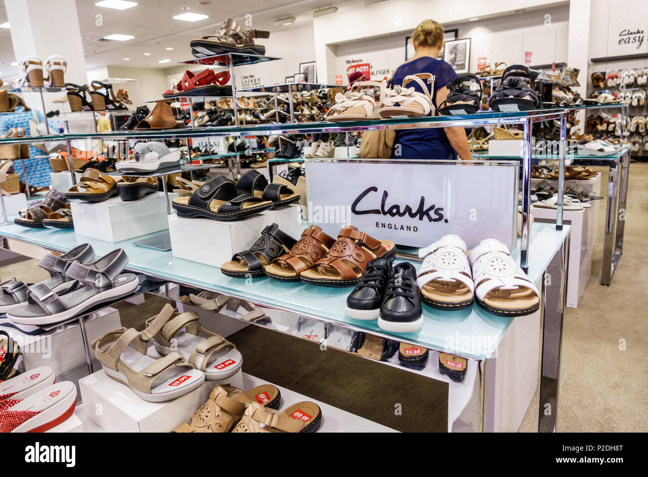 Clarks Shoes Shop High Resolution Stock 