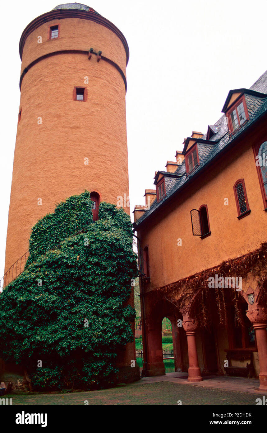 Castle Mespelbrunn in the Spessart,Germany Stock Photo