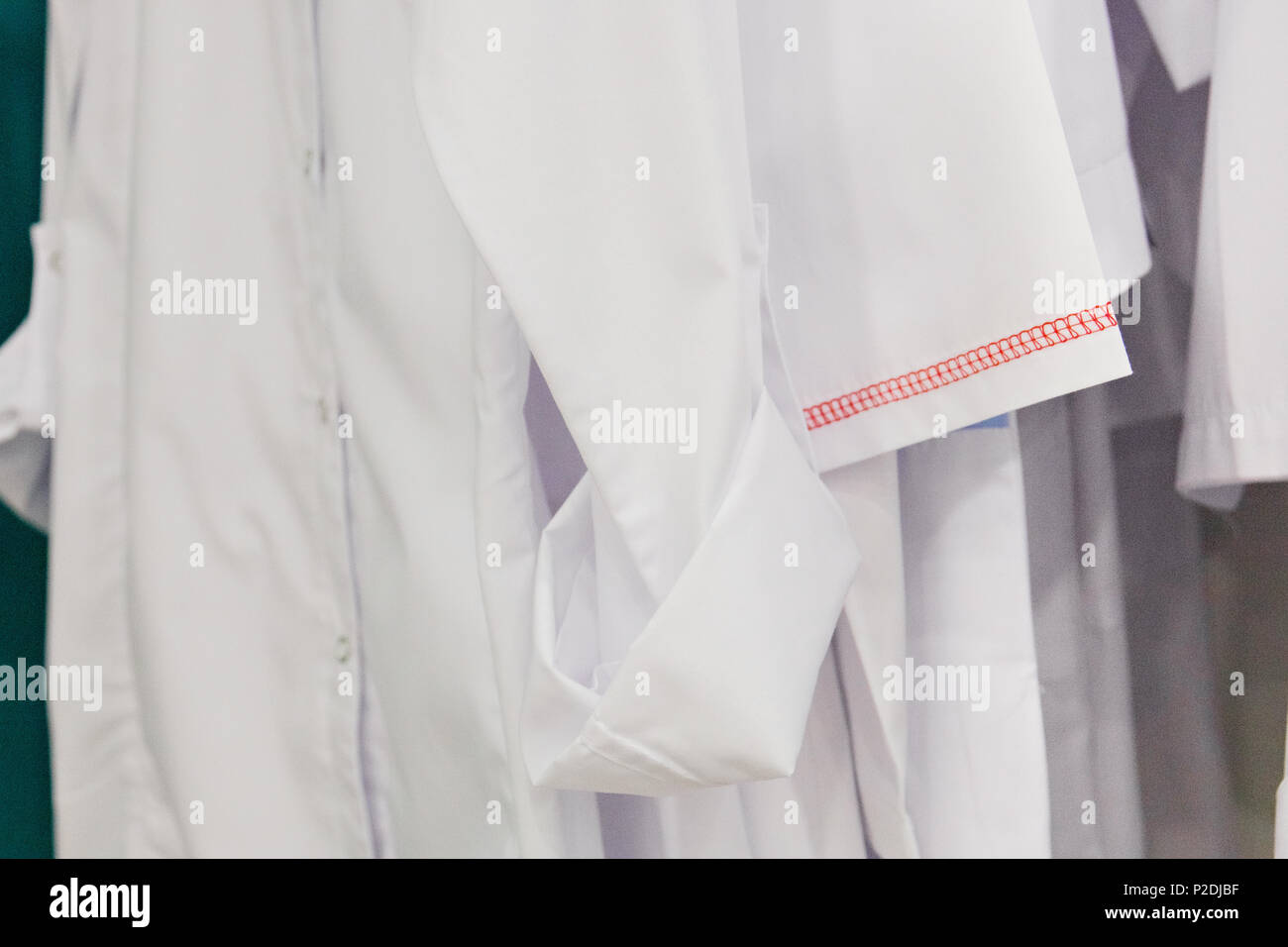 new medical clothing in the store Stock Photo Alamy