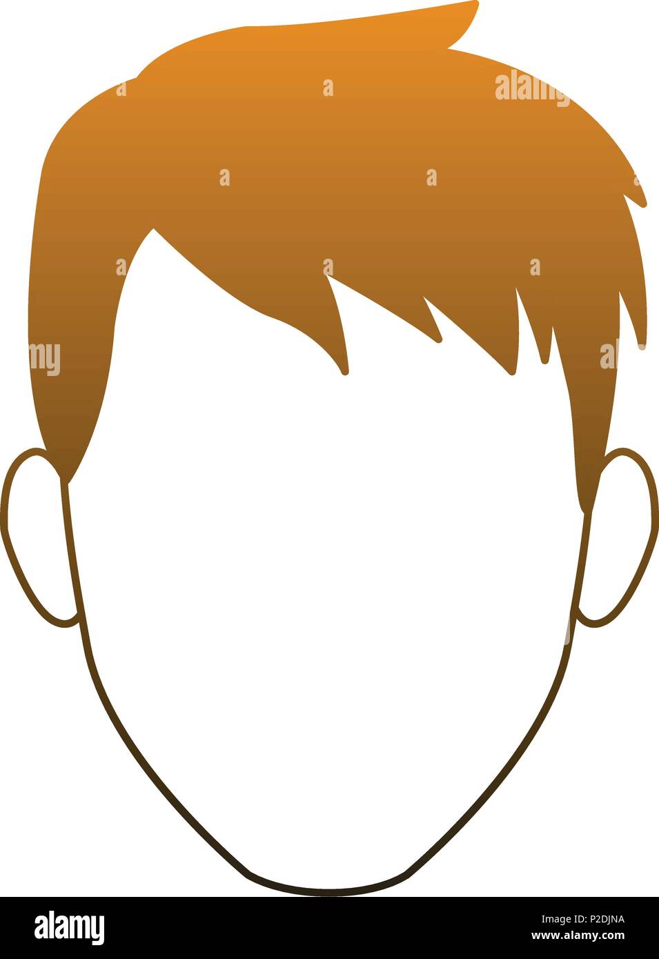 Faceless portrait person in Stock Vector Images - Alamy