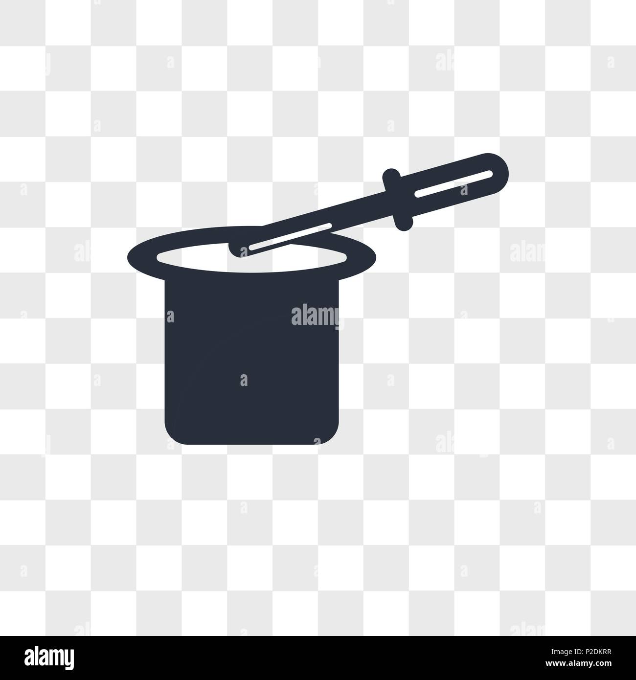 Magic trick vector icon isolated on transparent background, Magic trick