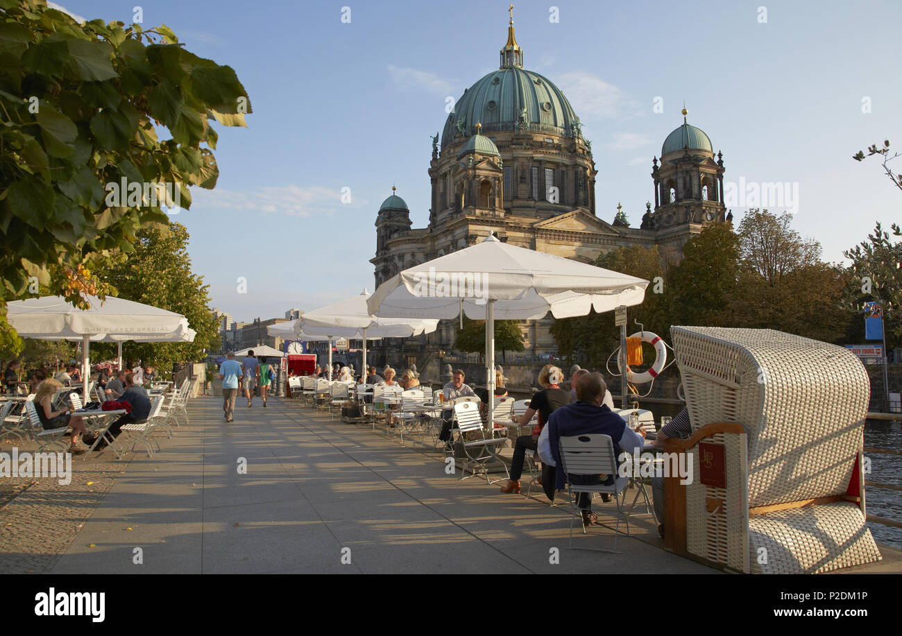 Berlin cathedral on the Museum island, River Spree, Berlin, Germany, Europe Stock Photo