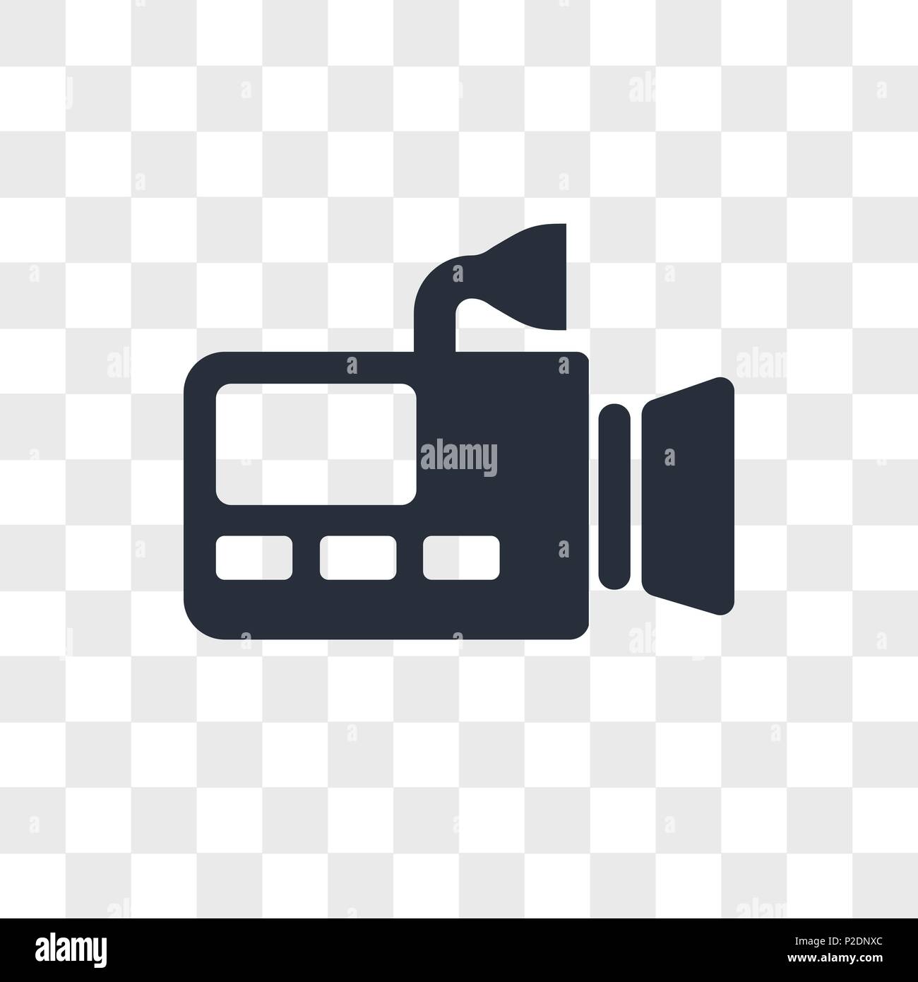 Video Cameras Vector Icon Isolated On Transparent Background