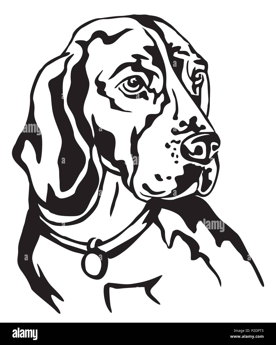 Beagle silhouette hires stock photography and images Alamy