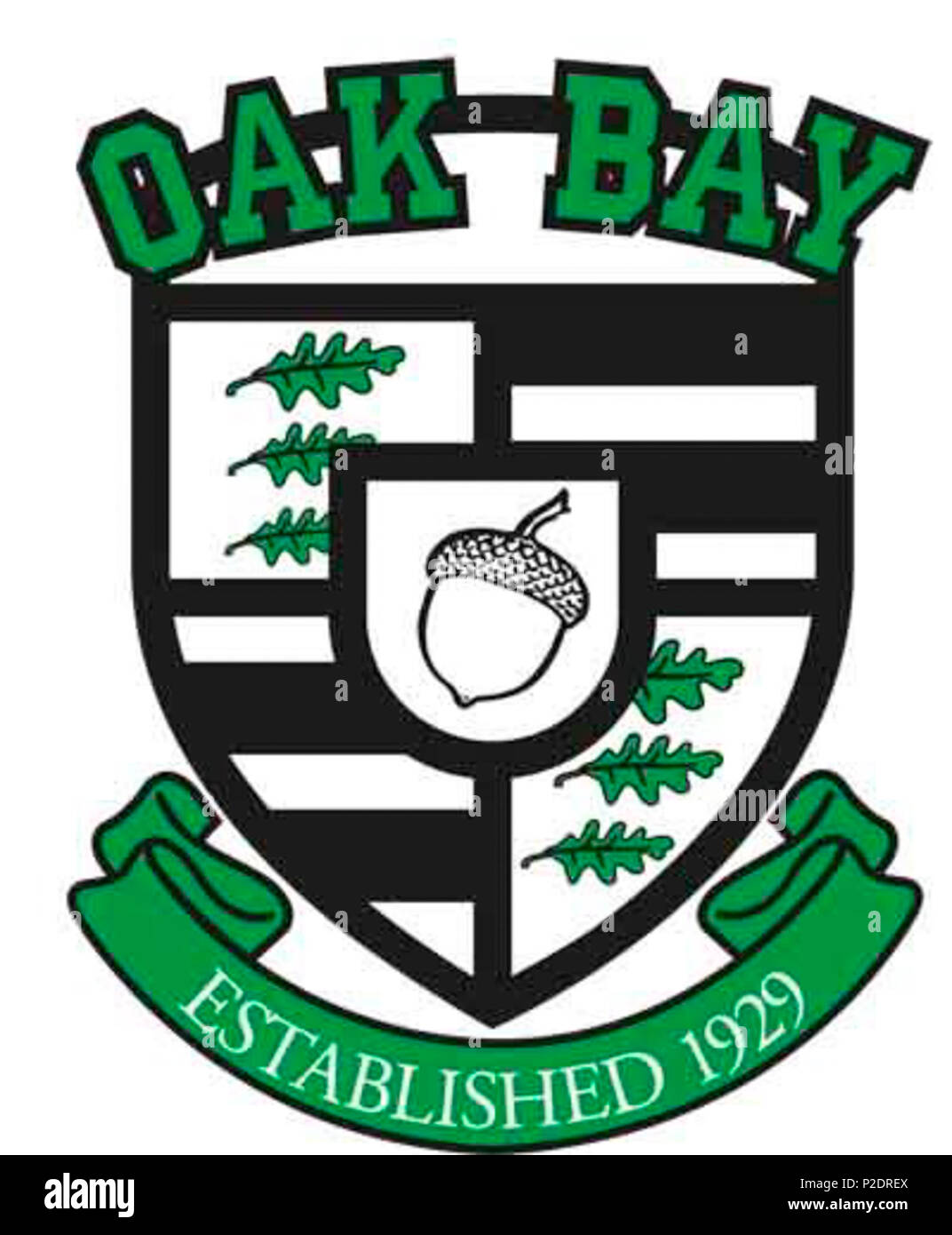 . English The crest of the high school, Oak Bay Secondary