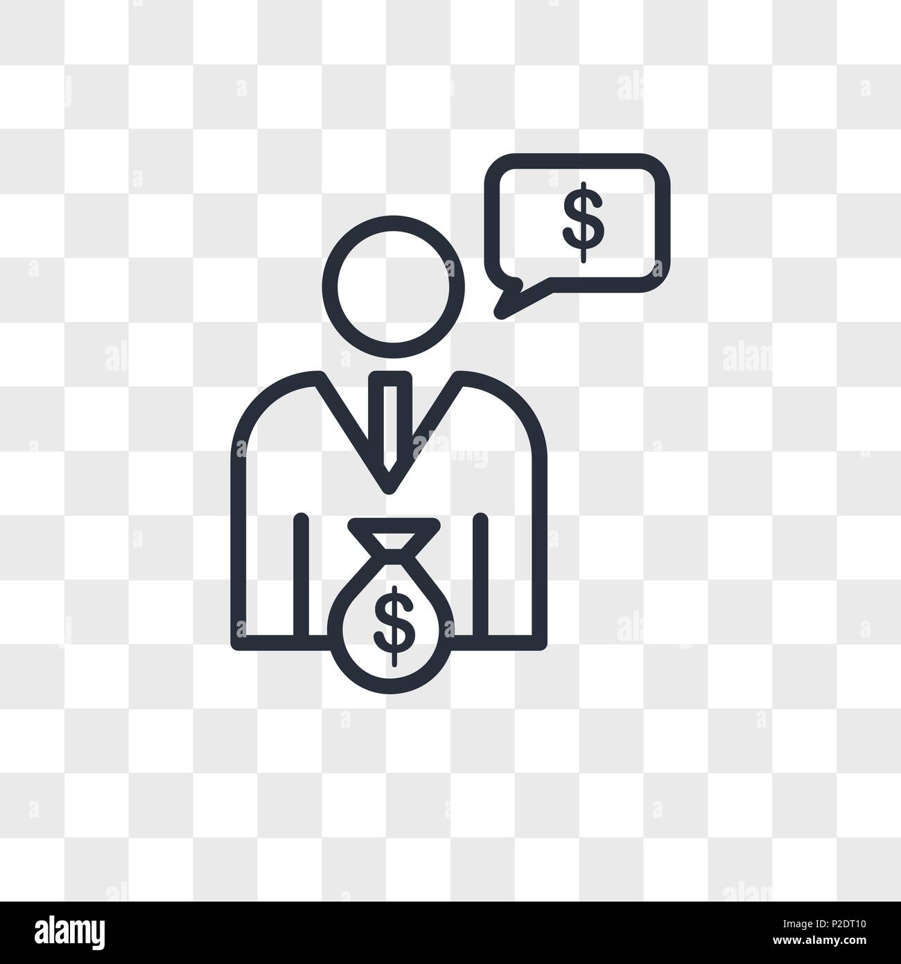 Cfo vector icon isolated on transparent background cfo logo concept