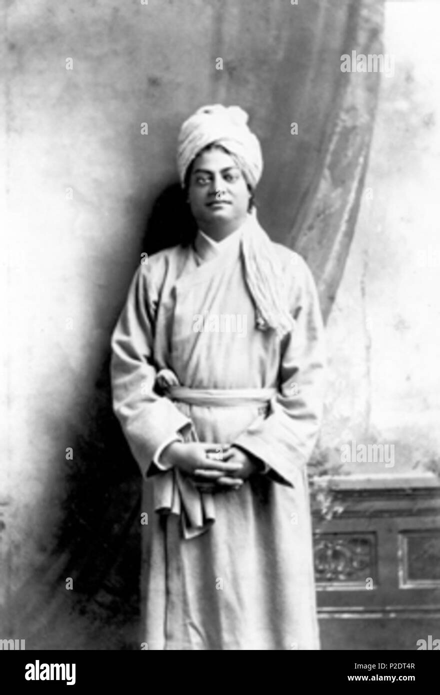 Swami vivekananda Black and White Stock Photos & Images - Alamy