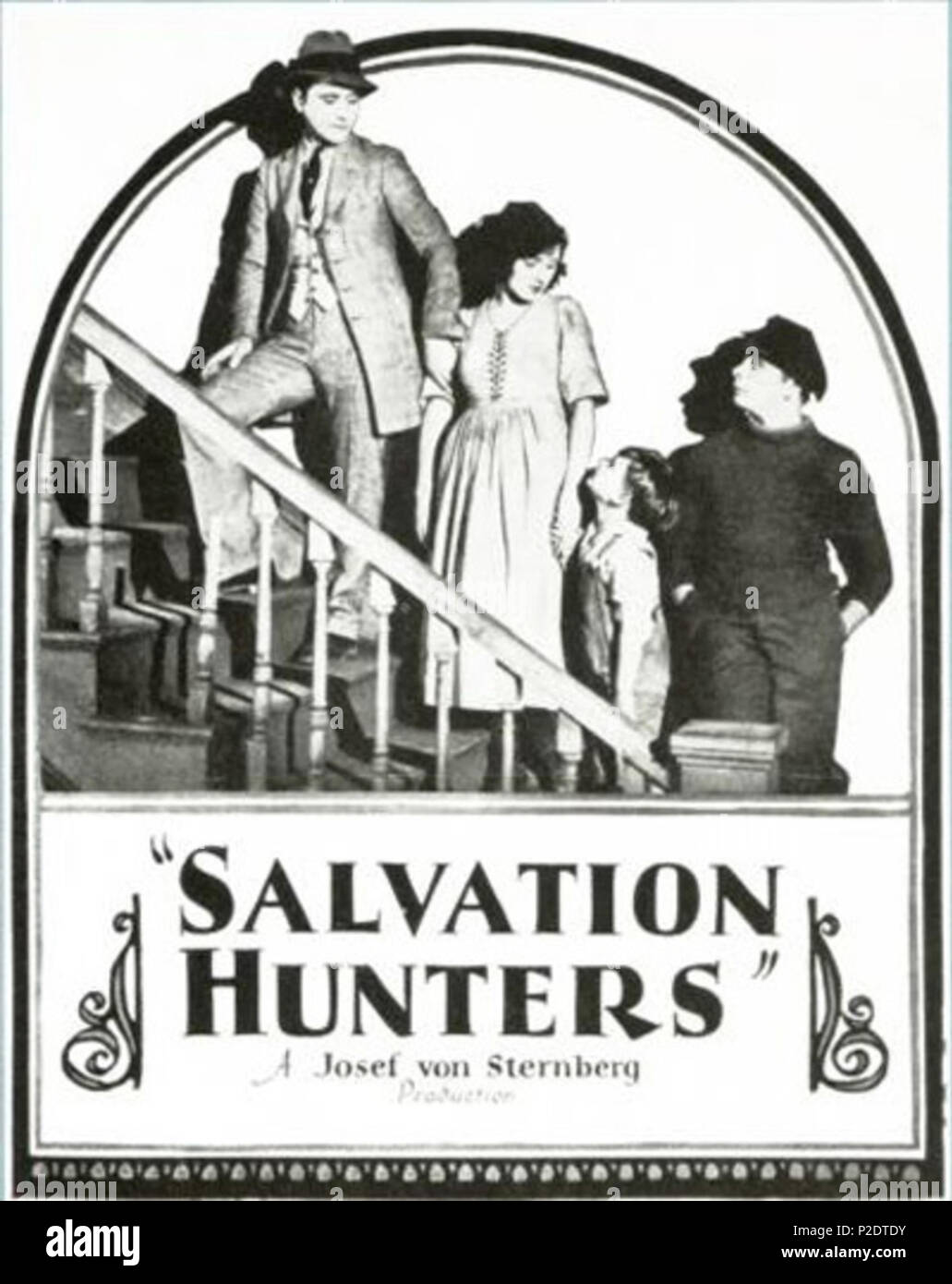 . English: The Salvation Hunters (film) 1925 - theater lobby poster Director, Josef von Sternberg . 1925. Academy Pictures/United Artists 62 The Salvation Hunters (film) 1925 - theater lobby poster Stock Photo