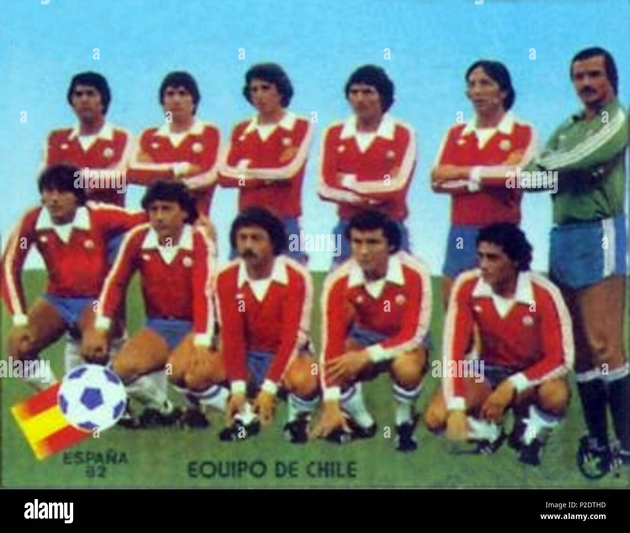 Gran Barrera de Coral congelador Refrescante 51 Selección chilena futbol-Mundial España 1982 Stock Photo - Alamy