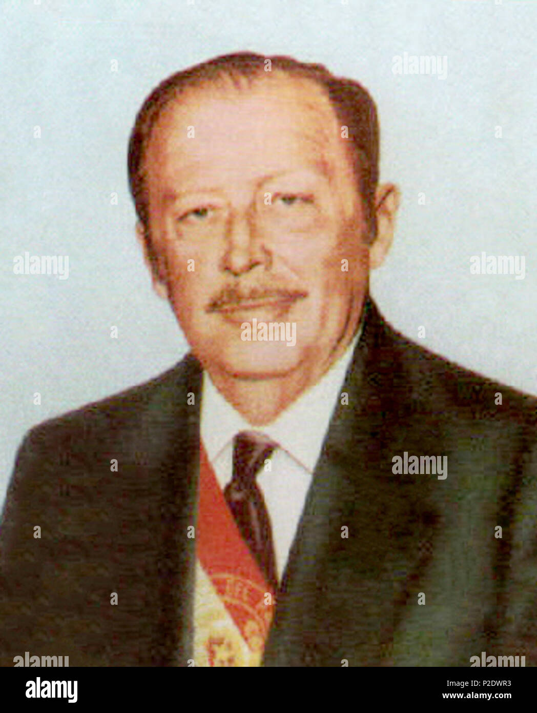 . Alfredo Stroessner . 1983 (stamp issue date). Unknown 3 Alfredo Stroessner2 Stock Photo Alamy