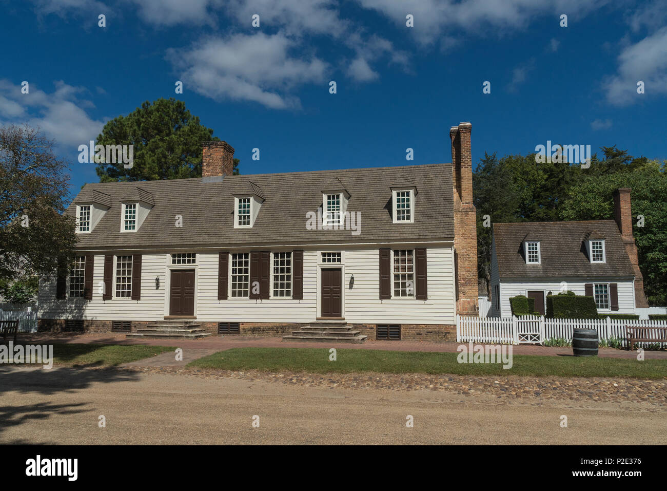 Colonial Williamsburg John Blair House Stock Photo Alamy