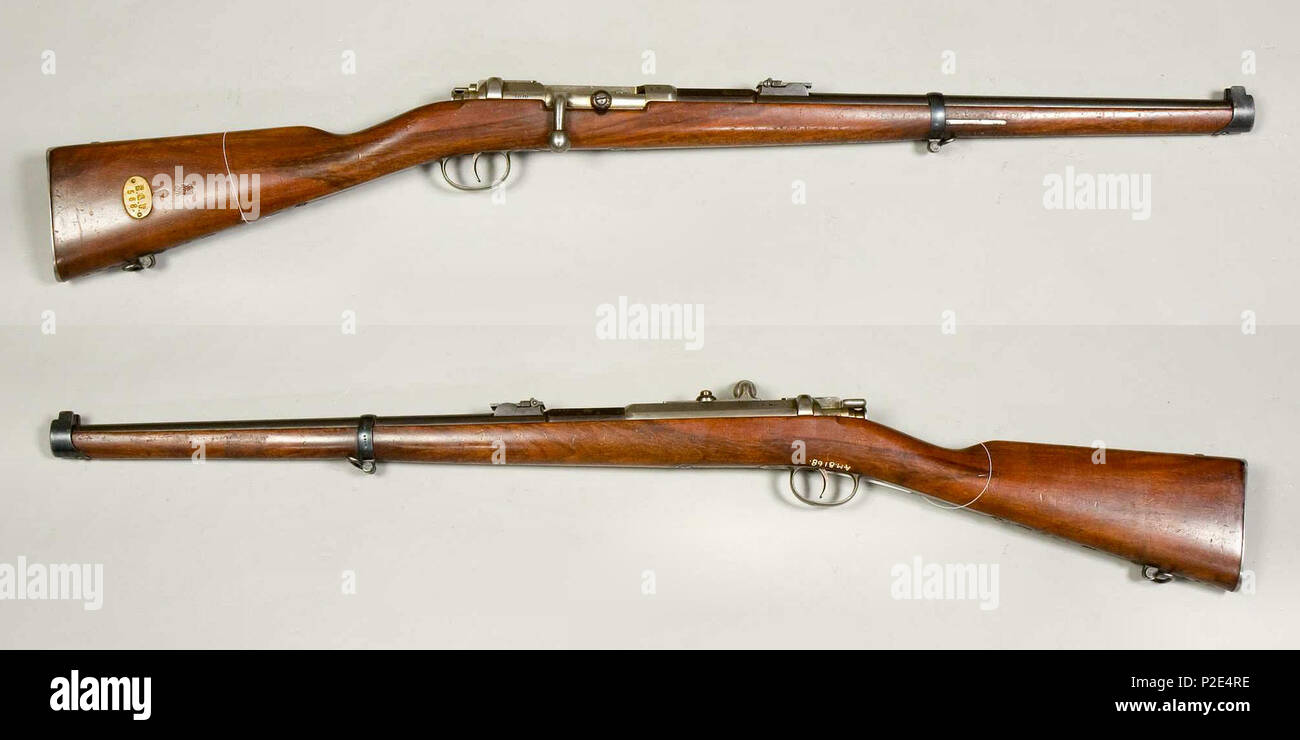 28 Karbin m-1871 Mauser för kavalleriet - Tyskland - Armémuseum Stock Photo