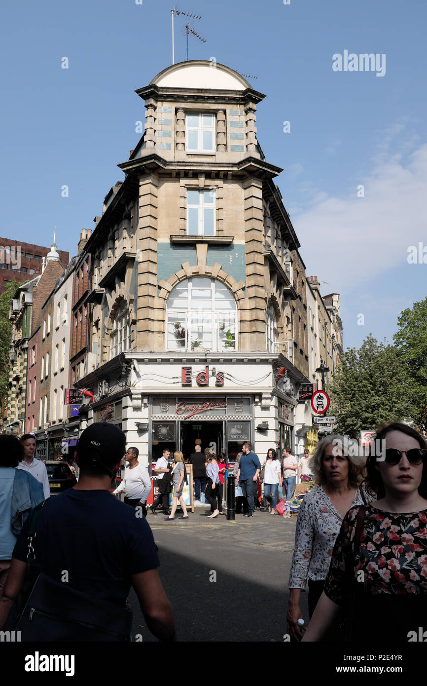 Ed's Easy Diner, Soho, London, England, UK Stock Photo - Alamy