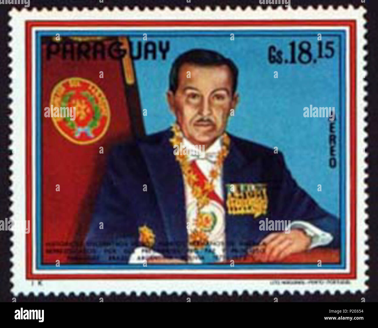 . Alfredo Stroessner . 18 November 1972. Unknown 39 Parag.1452