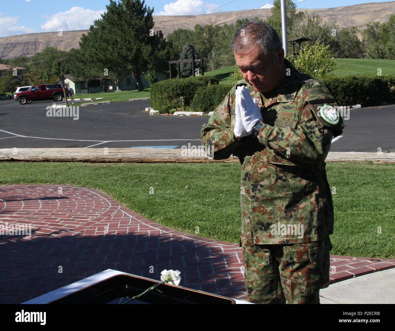 YAKIMA TRAINING CENTER, Wash. Col. Masayuki Nemoto, commander of 12th