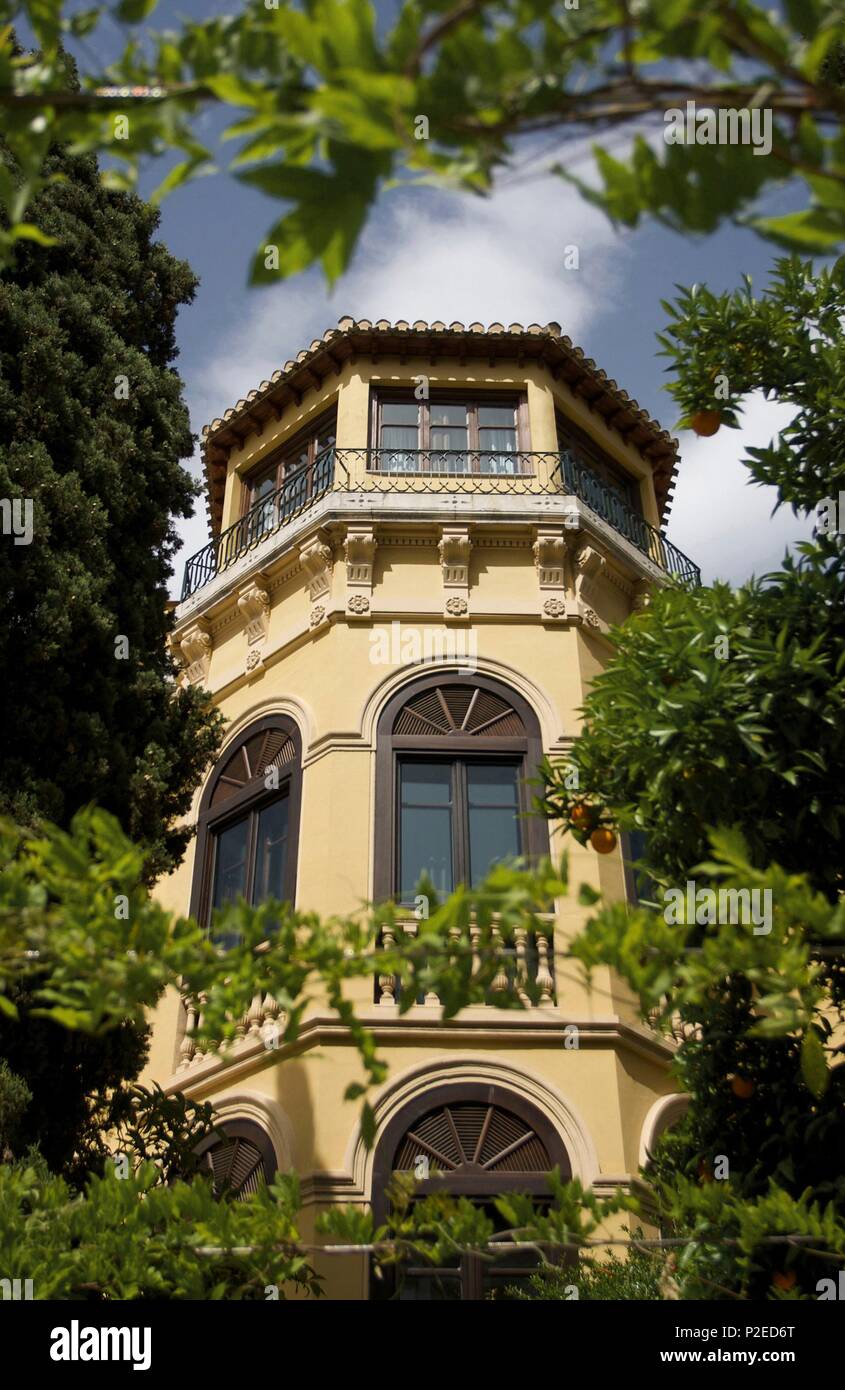 Spain, Andalusia, Granada, Hotel Palacio de los patos of the Hospes group housed in a old stately home Stock Photo