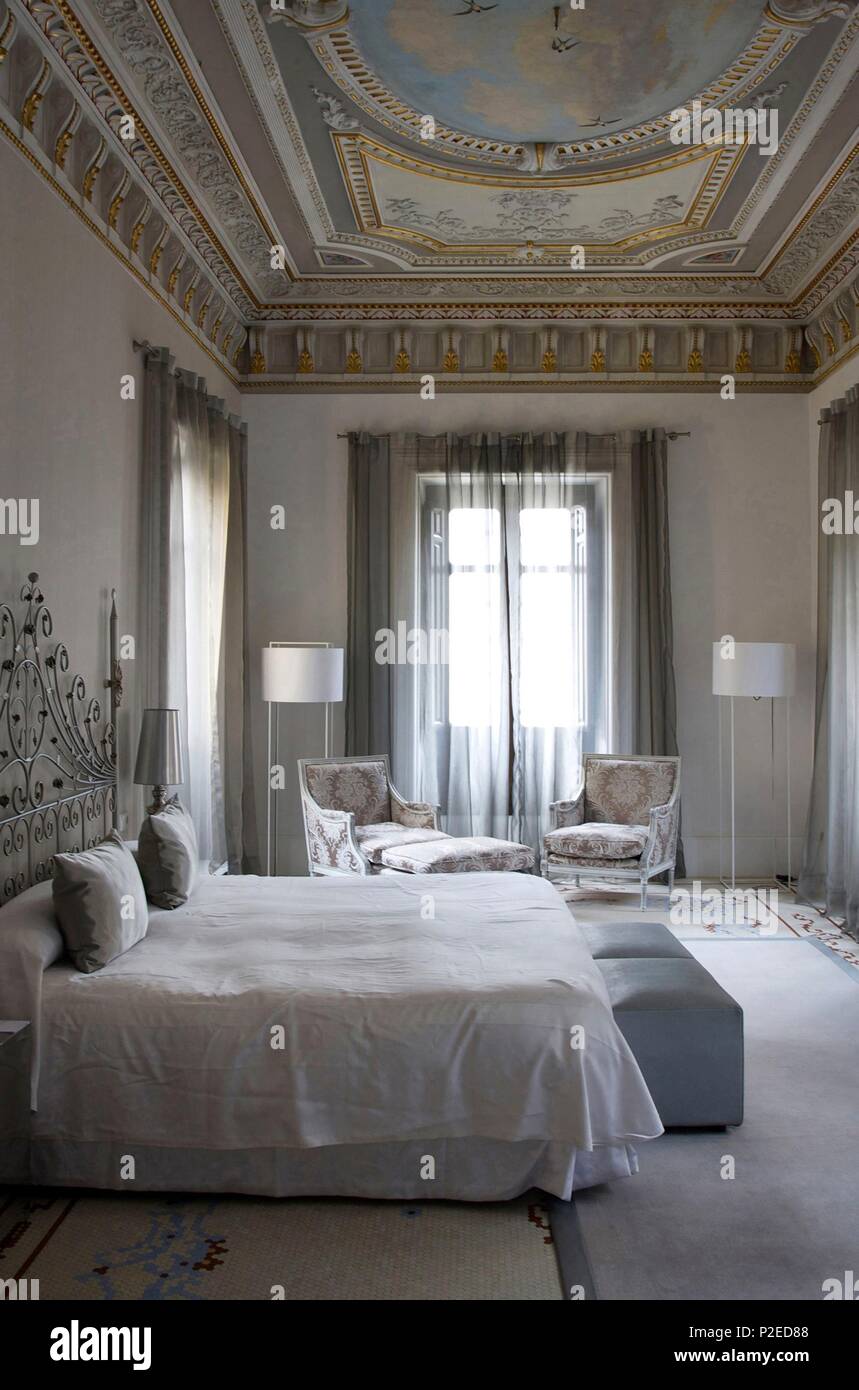 Spain, Andalusia, Granada, Suite in the hotel Palacio de los Patos of the Hospes group Stock Photo