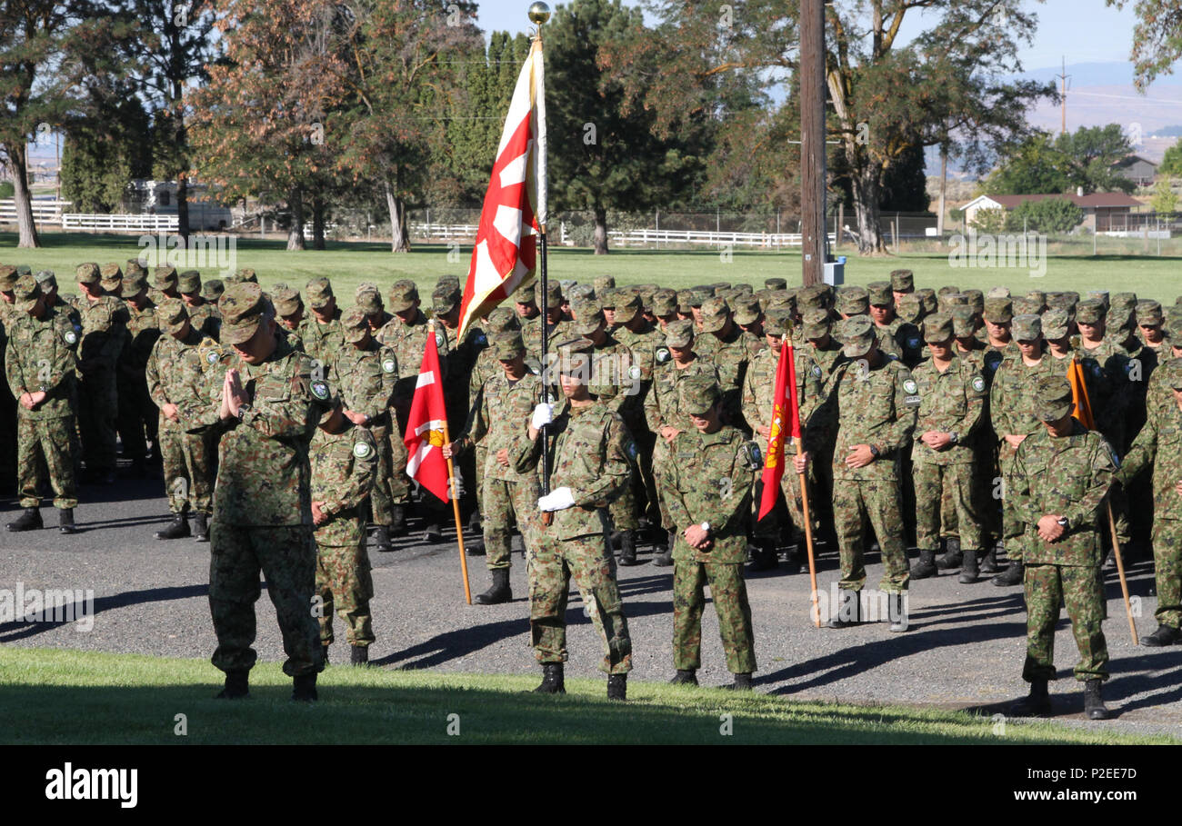YAKIMA TRAINING CENTER, Wash. Members of the 12th Regiment, Japan
