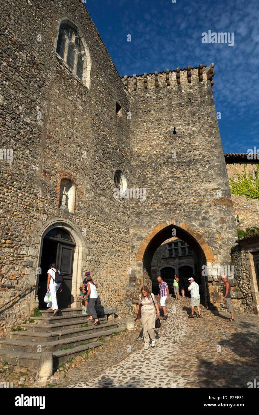France, Ain, the medieval village of Pérouges, labeled the Most ...