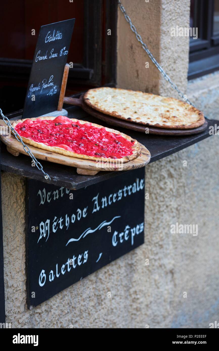 France, Ain, the medieval village of Pérouges, labeled the Most ...