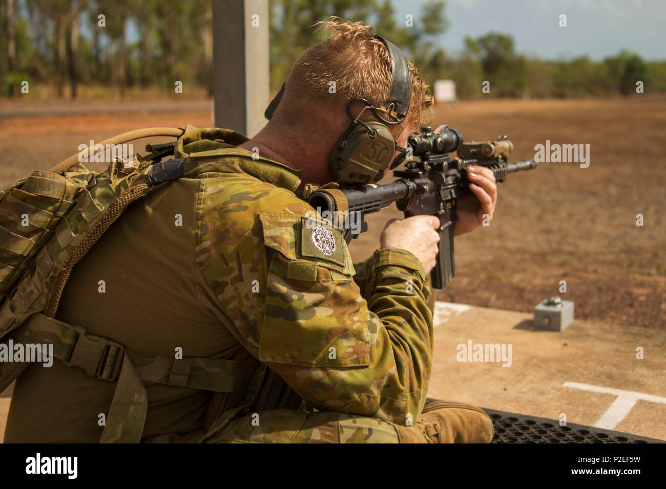 Australian Army Pvt Jack Schultz An Infantryman With 5th