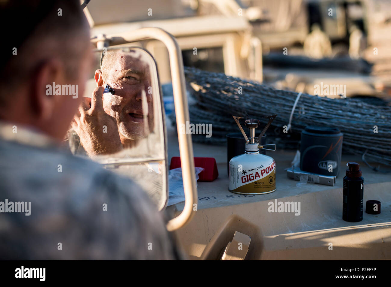 A civil affairs Soldier assigned to the 437th Civil Affairs Battalion ...
