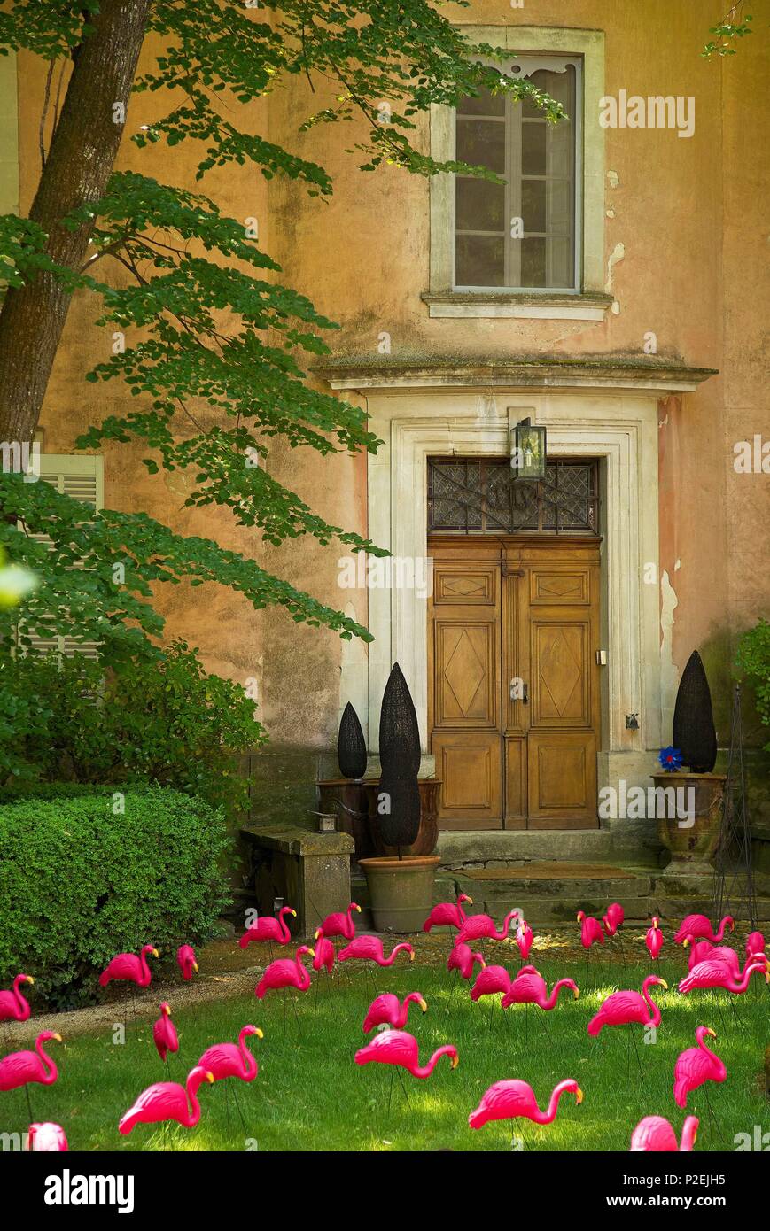 France, Vaucluse, Luberon, Lumieres, Angel castle, the house of the